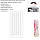Set 5 baghete din silicon transparent, 11.2mm diametru x 200 mm lungime, Megatec 10510, rezerve pentru pistol de lipit 5