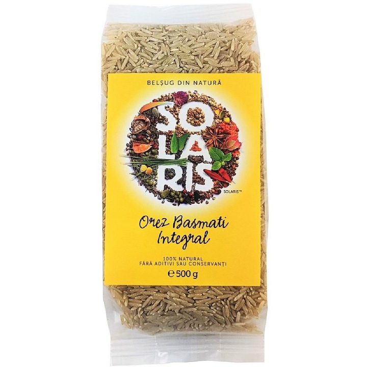 Orez Basmati integral 500gr, Solaris Plant