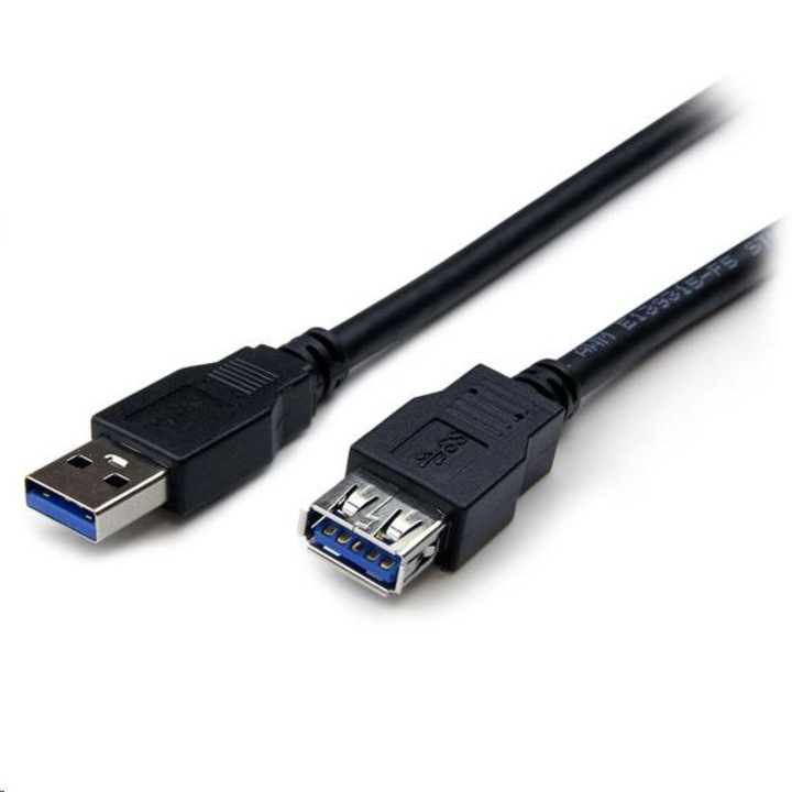 Cablu prelungitor, Startech, Tip USB, Negru