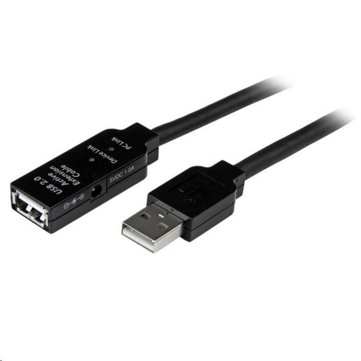Cablu prelungitor, Startech, Tip USB, Negru