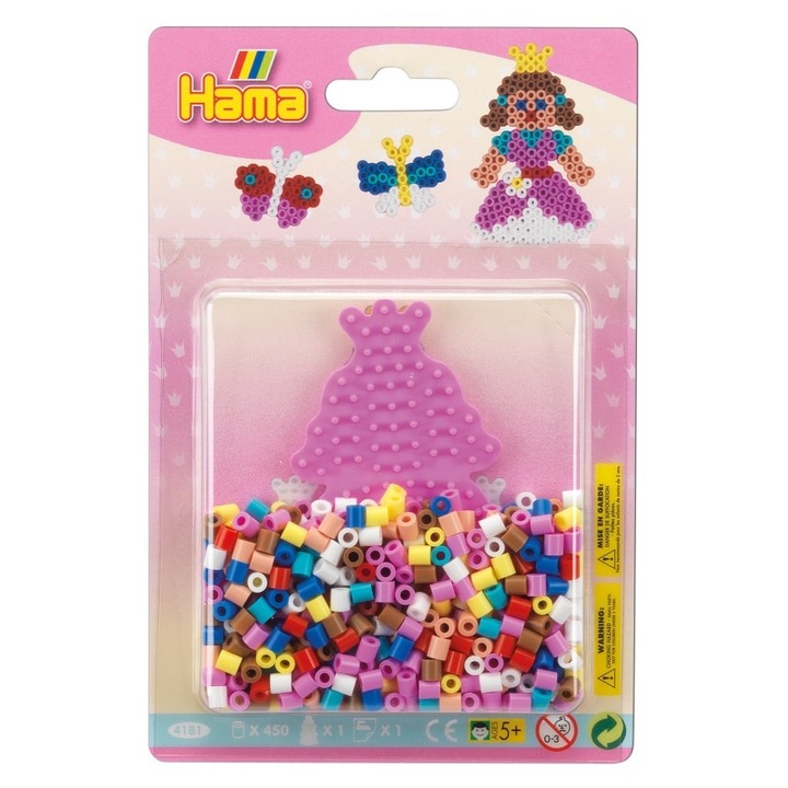 Margele de calcat HAMA MIDI PRINTESA 450 margele infoliat