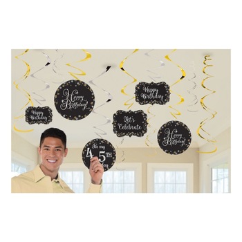 Serpentine decorative personalizabile - Amscan 671873, set 12 buc Serpentine decorative personalizabile - Amscan 671873, set 12 buc