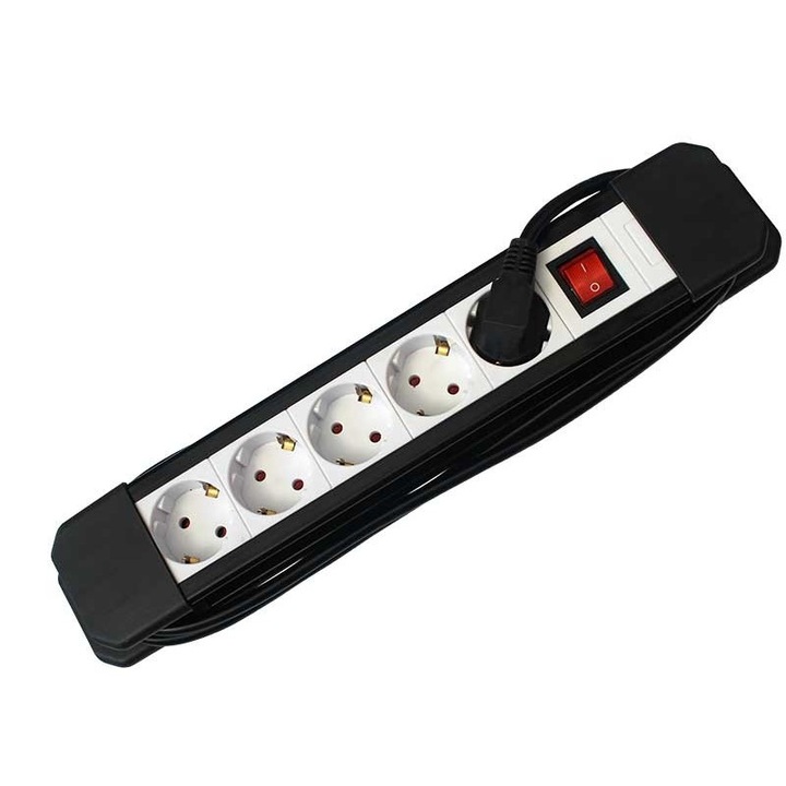 Prelungitor 5 prize 1.5m 3x1.5mm2 cu intr HQ Alien