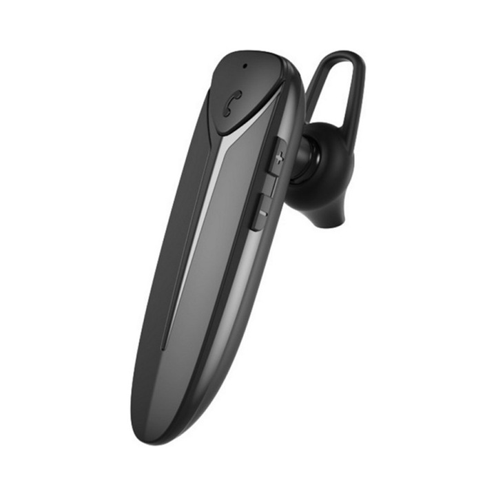 Безжични аудио слушалки, FONIX MonoTune Style, за поставяне в ушите, Bluetooth, с микрофон, черни
