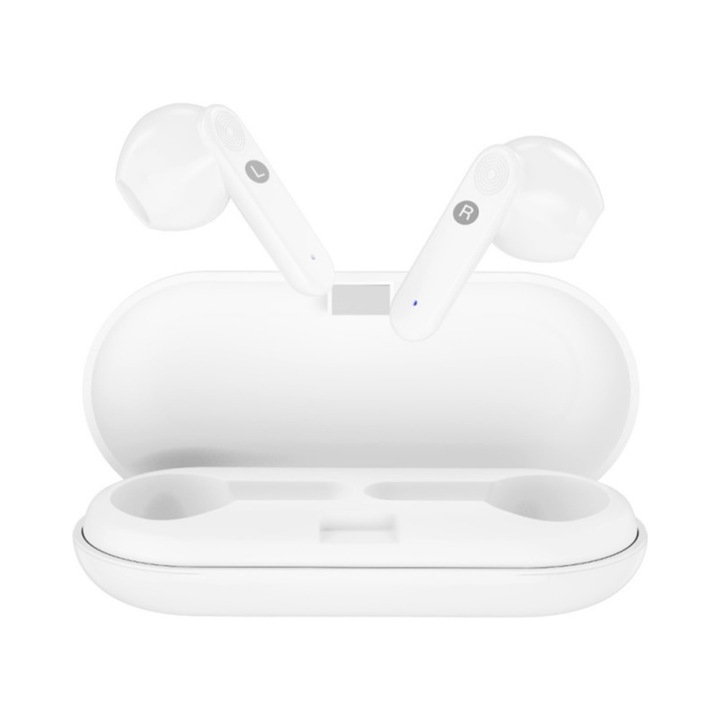 Безжични аудио слушалки, FONIX FreeTune Pro, in-ear, Bluetooth, с микрофон, Бели