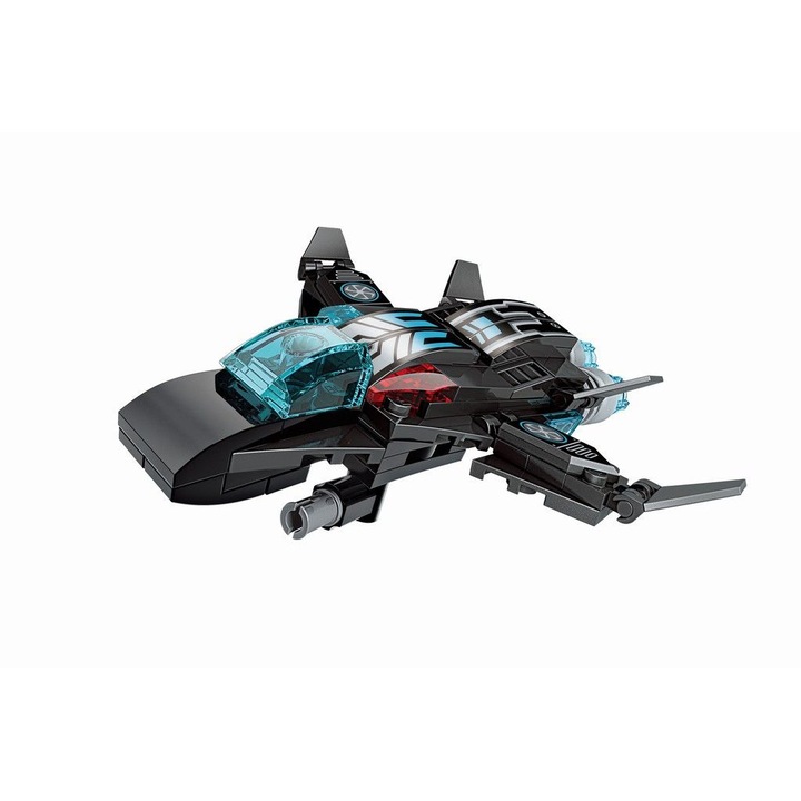 Комплект 95 части за конструиране, Qman, Боен самолет, Многоцветен, 6+