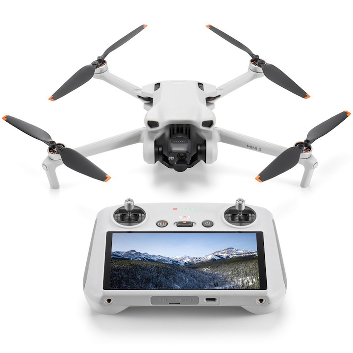 Drona DJI Mini 3 + Smart Controller, 4K HDR