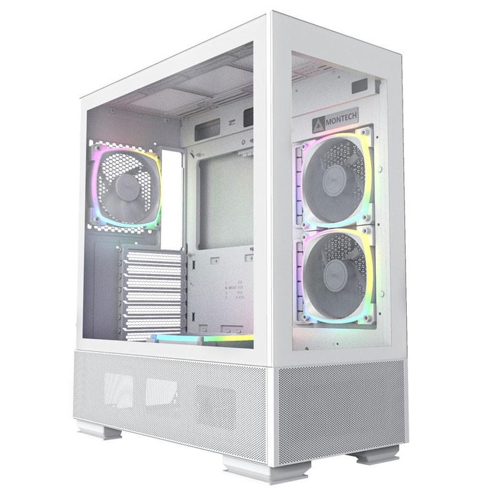 Компютърна кутия MONTECH SKY TWO ARGB, TG, Mid-Tower, Бяла MONTECH-CASE-008