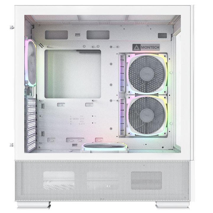 Компютърна кутия MONTECH SKY TWO ARGB, TG, Mid-Tower, Бяла MONTECH-CASE-008