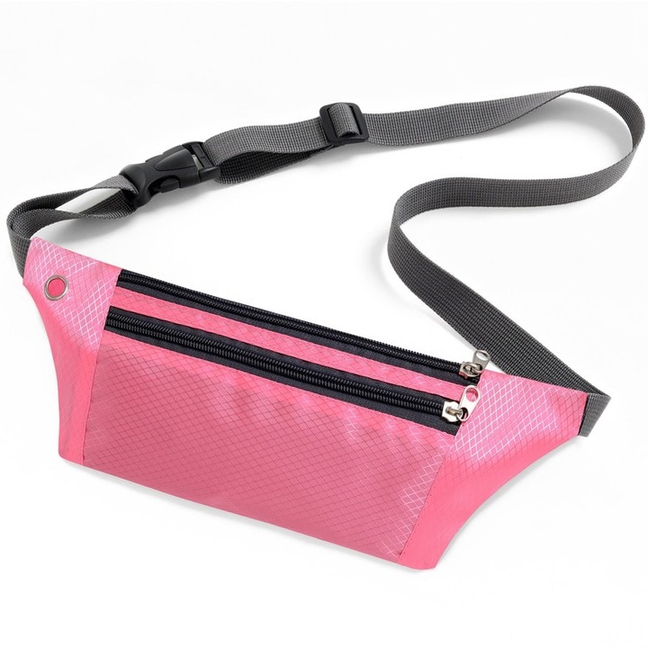 Futótáska, Izmael, poliészter, rózsaszín