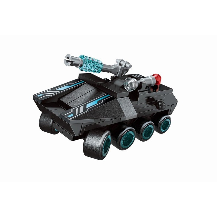 93 db építőelemes készlet, Qman, Küzdőgép, Multicolor, 6+