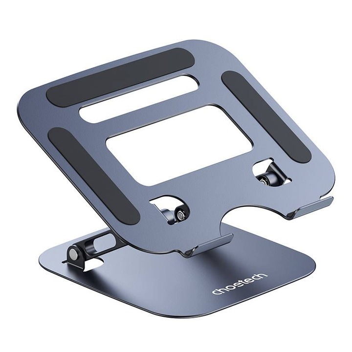 Choetech univerzális laptop/táblagép állvány, állítható magasságú, 7-13 hüvelykes kompatibilis, szürke