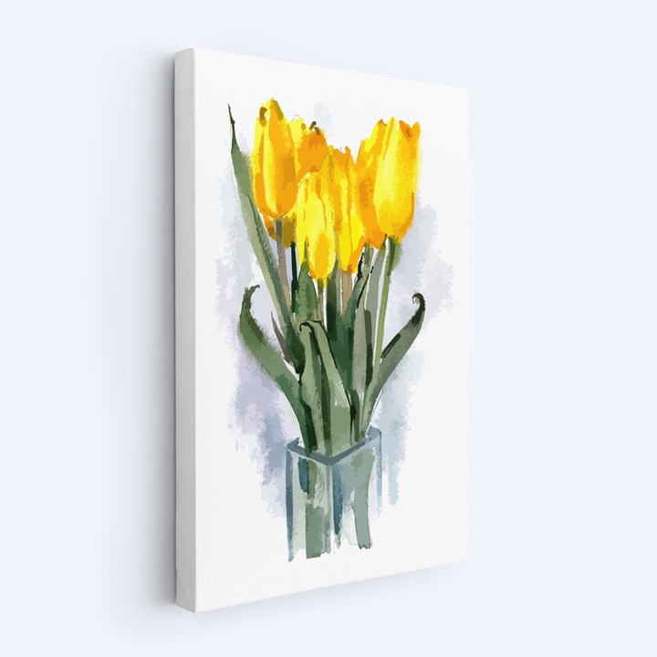 Tablou Canvas, Lalele Insorite 500 x 700 mm