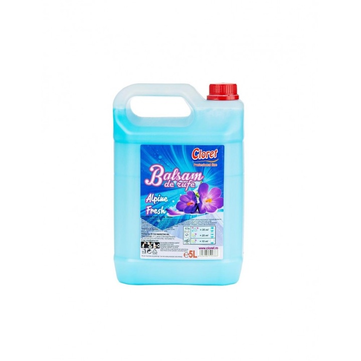 Cloret Mosodai öblítő, koncentrált, Alpin Fresh, 200 mosás, 5L