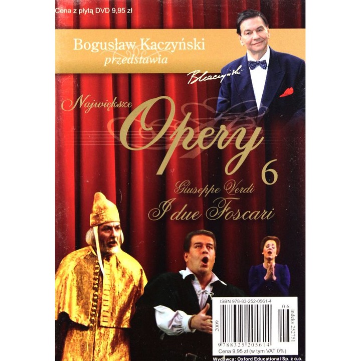 Bogusław Kaczyński Przedstawia: Opery 06: I due Foscari (Dwaj Foskariusze) [DVD]