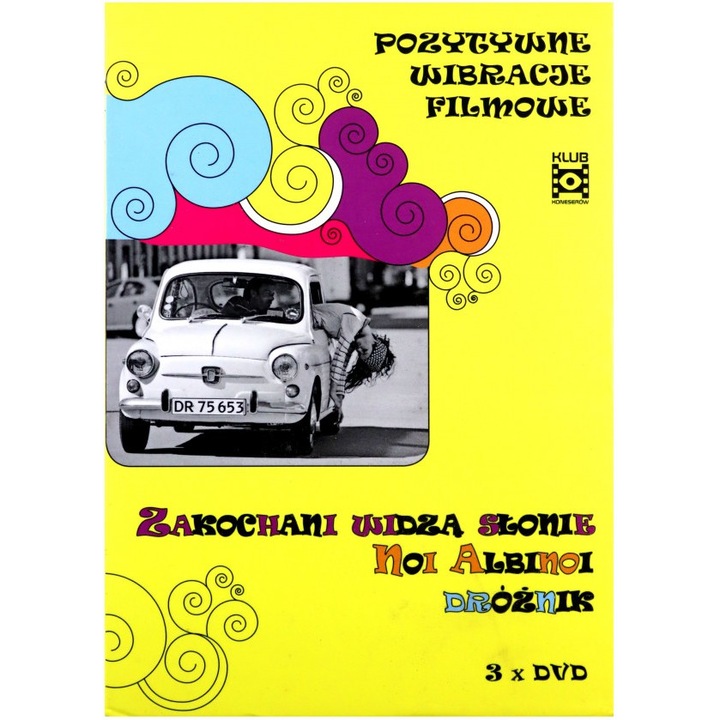 Pozytywne wibracje filmowe: Zakochani widzą słonie / Dróżnik / Noi Albinoi BOX [3DVD]