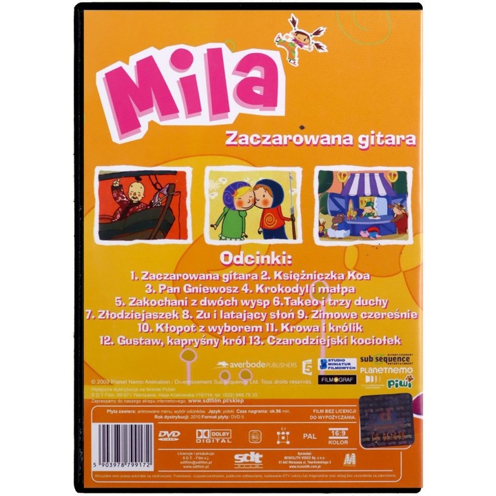Mila 3: Zaczarowana gitara [DVD]