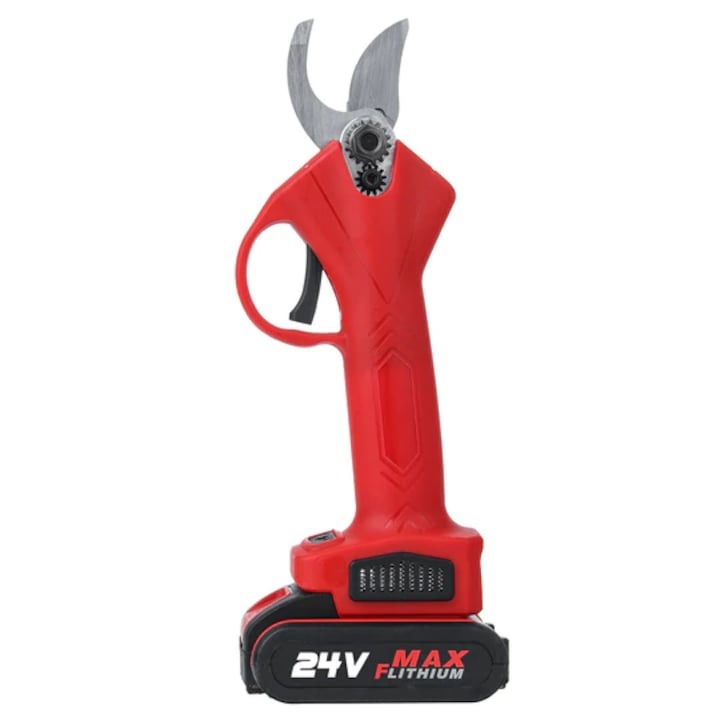 Електрическа градинска ножица, 24V, 5000mAh батерия, включени аксесоари и транспортен куфар