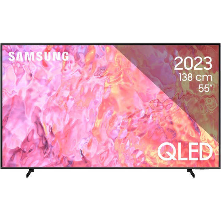 Телевизор SAMSUNG 55Q60C, 55" (138 см), Smart, UHD 4K, Клас F, QLED