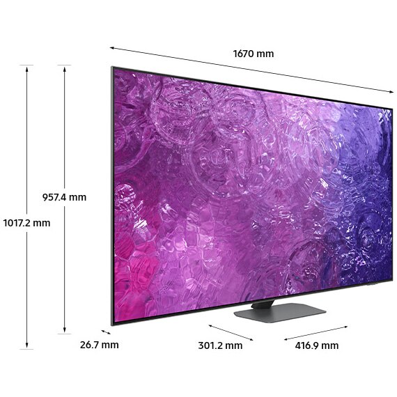 Televizor SAMSUNG Neo QLED 75QN90C, 189 cm, Smart, 4K Ultra HD, 100 Hz, Clasa F