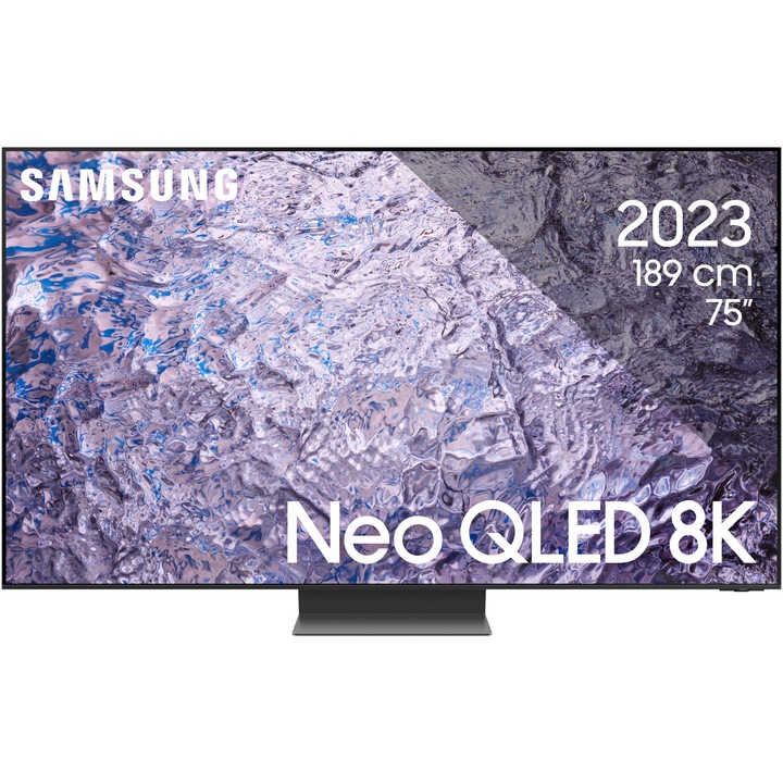 Televizor SAMSUNG Neo QLED 75QN800C, 189 cm, Smart, 8K, 100 Hz, Clasa G (Model 2023)