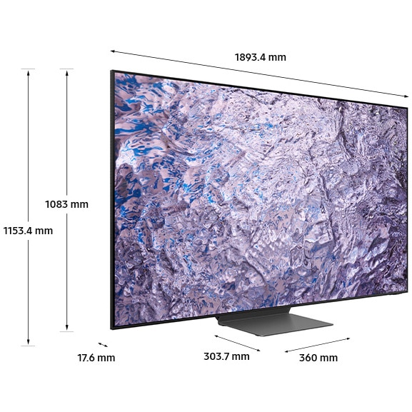 Televizor SAMSUNG Neo QLED 85QN800C, 214 cm, Smart, 8K, 100 Hz, Clasa G (Model 2023)