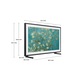 Televizor SAMSUNG Tablou QLED The Frame 32LS03C, 80 cm, Smart, Full HD, Clasa F