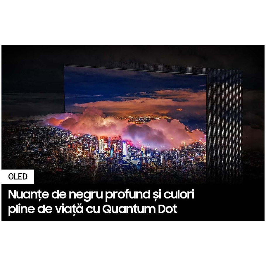 Televizor Samsung OLED 77S90C, 195 cm, Smart, 4K Ultra HD, 100 Hz, Clasa F (Model 2023)
