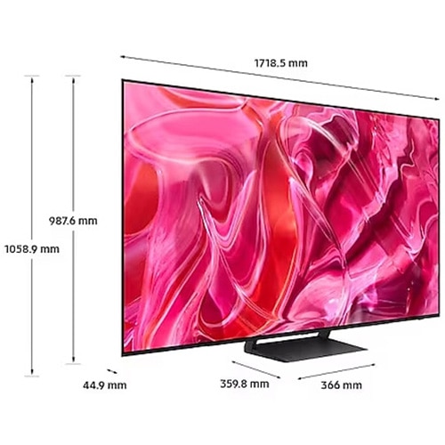 Televizor Samsung OLED 77S90C, 195 cm, Smart, 4K Ultra HD, 100 Hz, Clasa F (Model 2023)