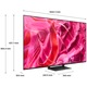 Televizor SAMSUNG OLED 65S90C, 163 cm, Smart, 4K Ultra HD, 100 Hz, Clasa F (Model 2023)