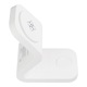 Incarcator Wireless Daden® Statie Incarcare 3 In 1 Qi Fast Charger 15W, Incarcare Rapida, pentru Apple iPhone, Toate Seriile Airpods, Smartwatch, Iphone, Android, Samsung, Huawei Xiaomi, Alb