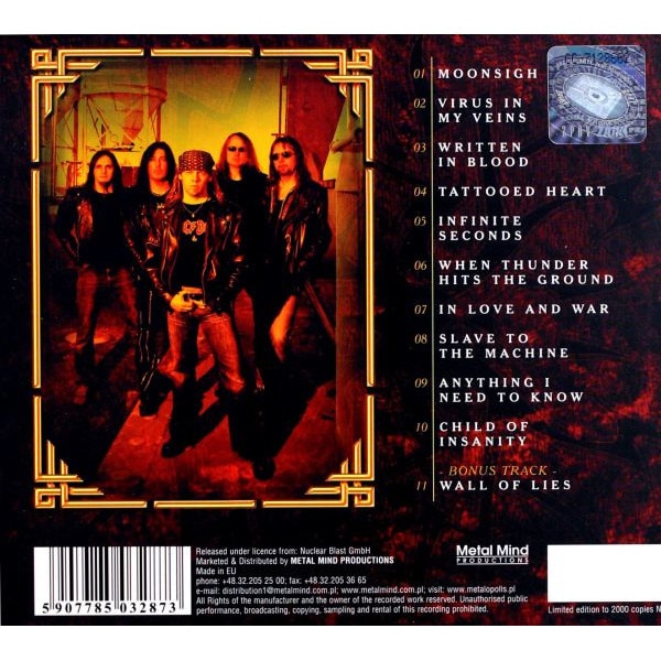 Evidence One: Tattooed Heart (Remastered) (digipack) [CD] - eMAG.hu