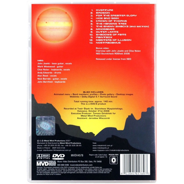 Neo: Broadcast [DVD]