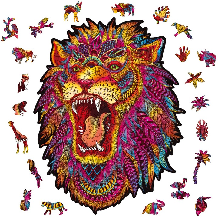 Пъзел, IZMAEL, Дървен, Многоцветен