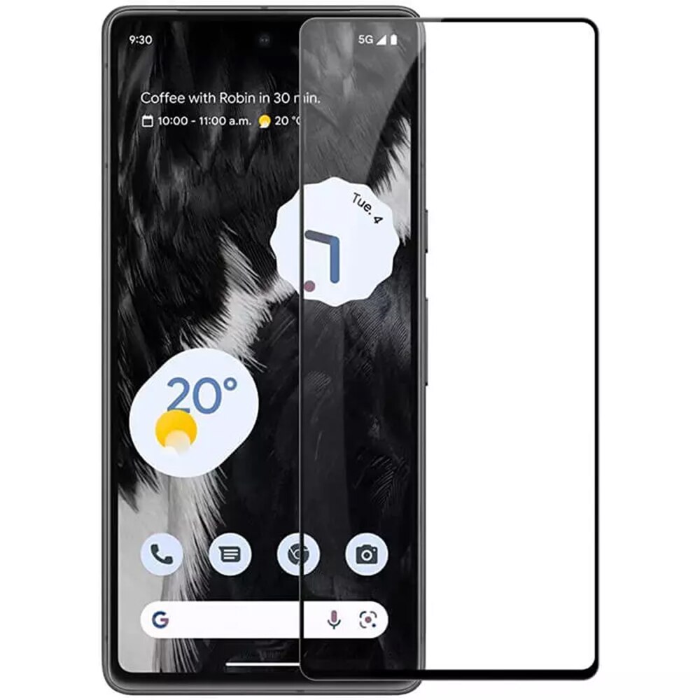 Glass shield Display pentru Google Pixel 7, Lightweight, CP+PRO, I422, Protective glass, Deep Dark