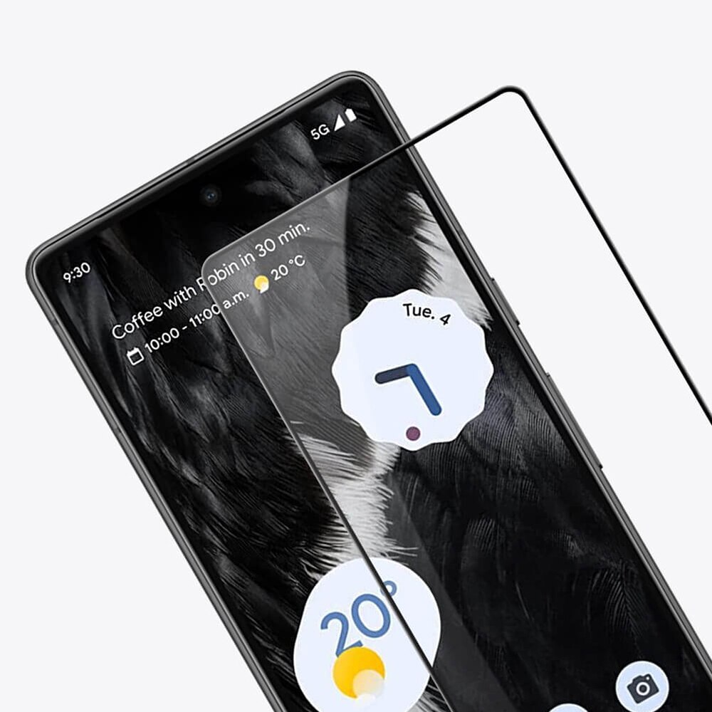 Glass shield Display pentru Google Pixel 7, Lightweight, CP+PRO, I422, Protective glass, Deep Dark