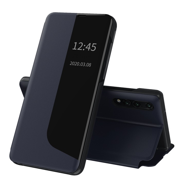 Кейс за Huawei P20 Pro, Techsuit eFold Series, тъмно син