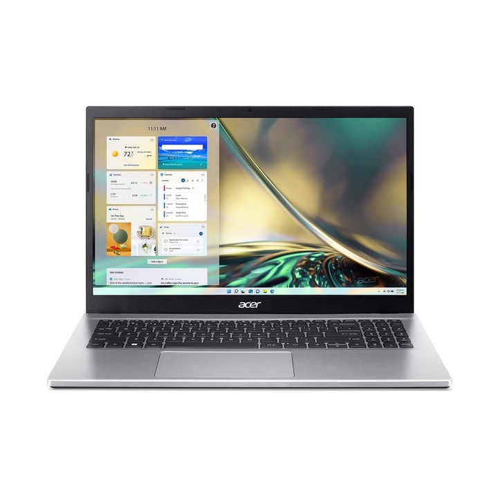 Acer Aspire A315-59-311H 15.6" FullHD laptop, Intel Core i3-1215U, 8GB, 512GB SSD, Intel Graphics, EFI Shell, Magyar billentyűzet, Ezüst