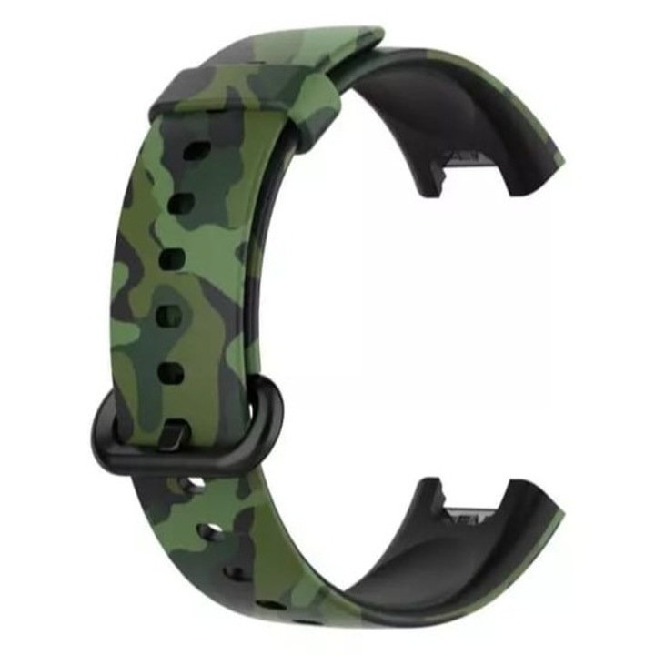 Curea pentru Xiaomi Mi Watch Lite / Redmi Watch, Silicon, Green Army