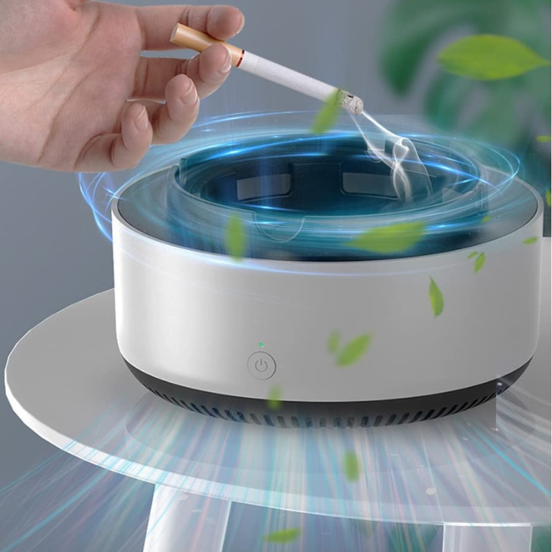 Електрически пепелник за филтриране на дим, Освежител за премахване на ...