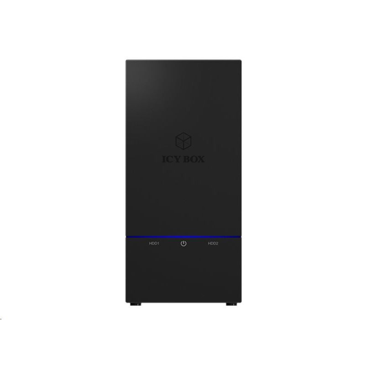 RaidSonic ICY BOX IB-RD3621U3 2x3.5" külső RAID ház fekete (IB-RD3621U3)