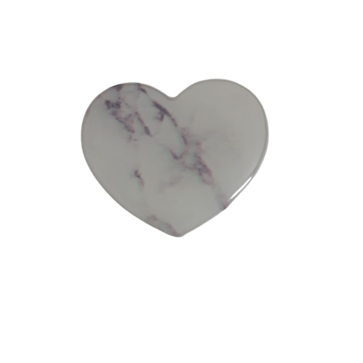 Suport compatibil cu telefon sau tableta, popsocket in forma de inima, Puple