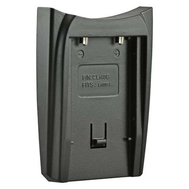 Adaptor baterie compatibil Nikon EN-EL10/Fuji NP-45/Olympus Li-42B, Jupio, Plastic, 5.2 x 6.7 x 1.2 cm, Negru