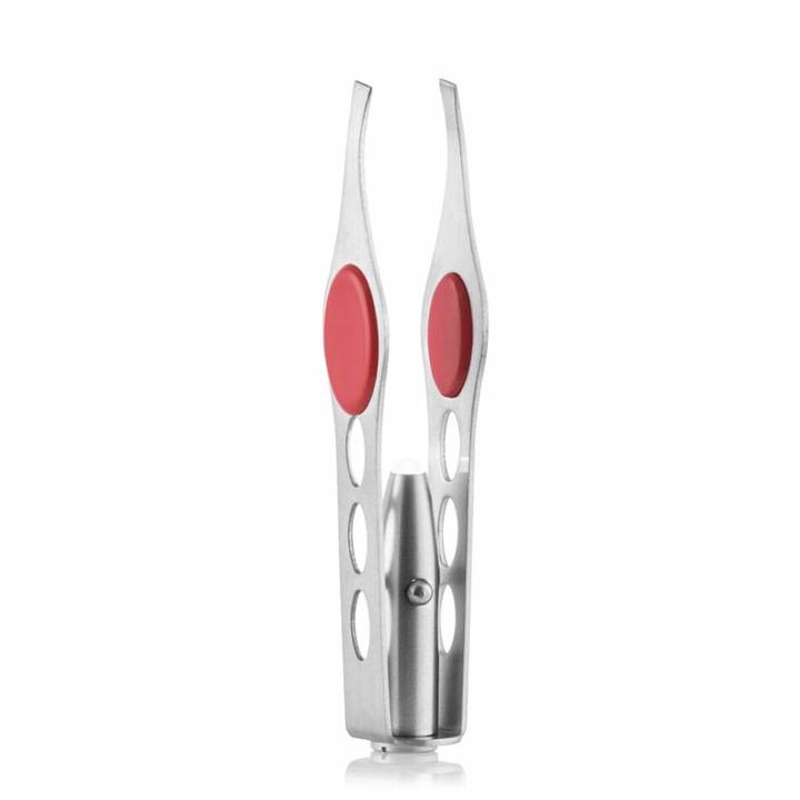 Csipesz LED lézerrel, InnovaGoods, ezüst/piros