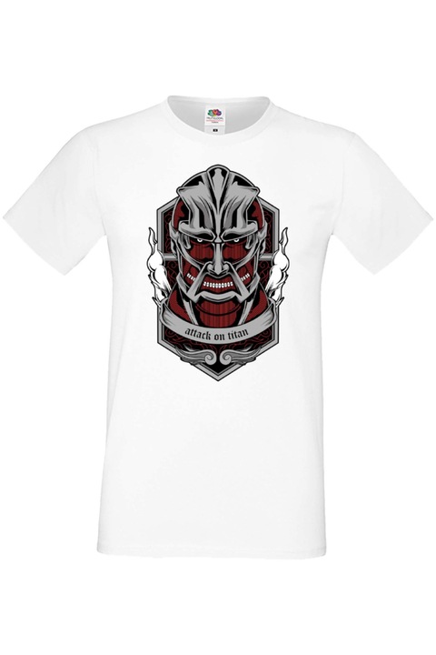 Férfi póló anime manga japan animation comics attack on titan Levi Ackermann eren yeager annie leonhart porco titans Attack on Titan 01, Fehér