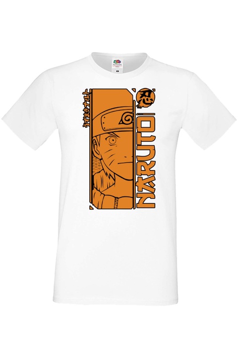 Férfi póló anime manga japan animation comics naruto shippuden uzumaki ramen kakashi sasuke boruto Naruto Uzumaki 02, Fehér