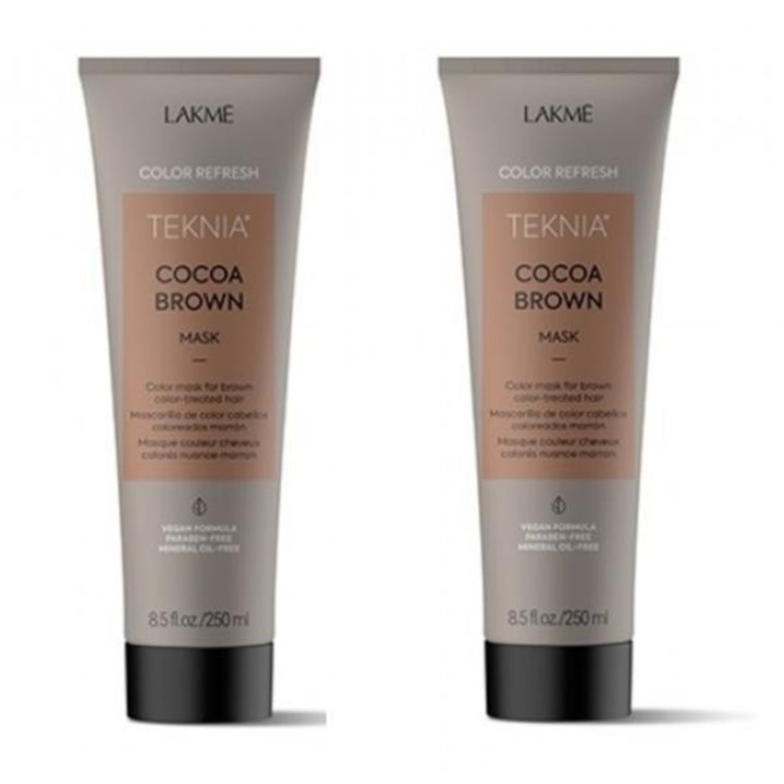 Комплект от 2 цвята освежаваща маска, 250мл, Lakme Refresh Cocoa Brown