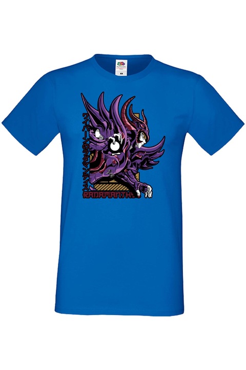 Férfi póló anime manga japan animation comics saint seiya knights zodiac pandora merak hagen Saint Seiya Knights of the Zodiac Wyvern Rhadamanthys, Fekete