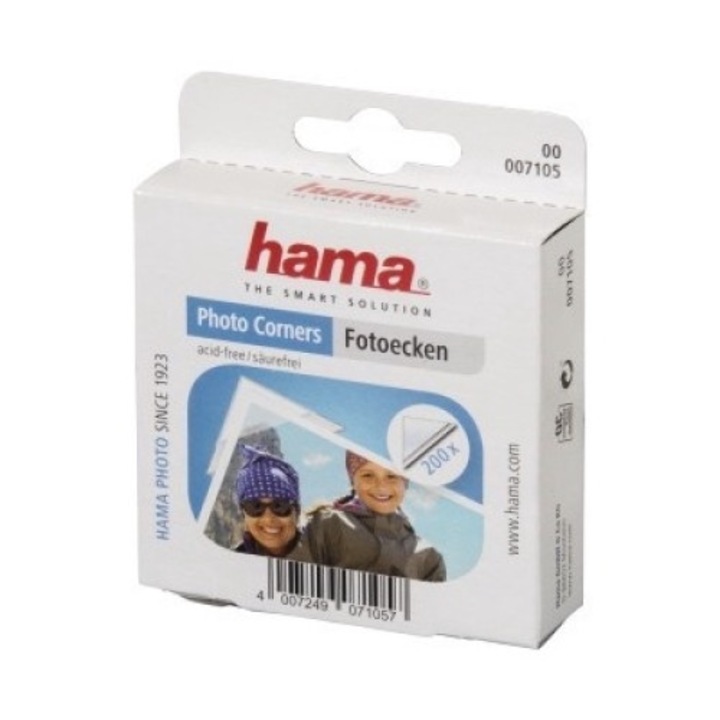 Autocolante adezive, Hama, 200 buc, Transparent