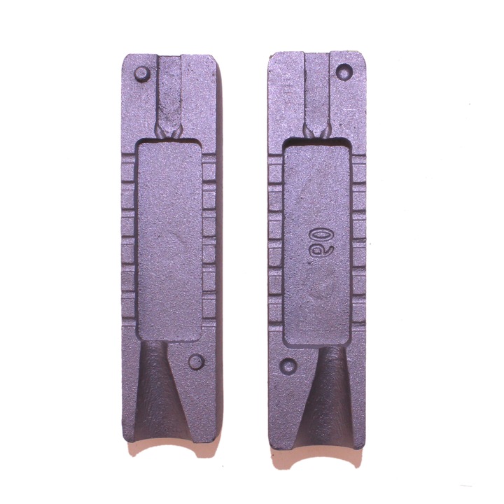 Matrita de plumb pescuit singur monturi feeder cos, 60 grame, Aluminiu